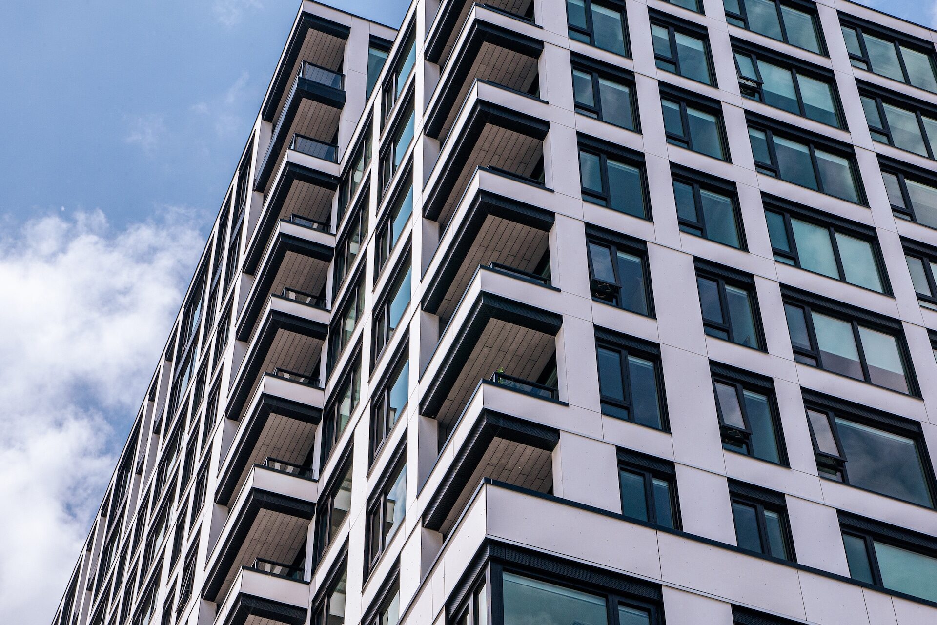 ACM panel cladding on commercial building - sheet metal fabrication for roofing and siding contractors Portland Oregon