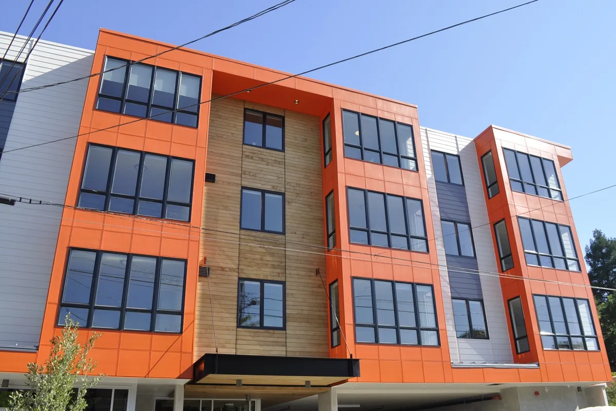 D Street Apartments - sheet metal fabrication Portland Oregon
