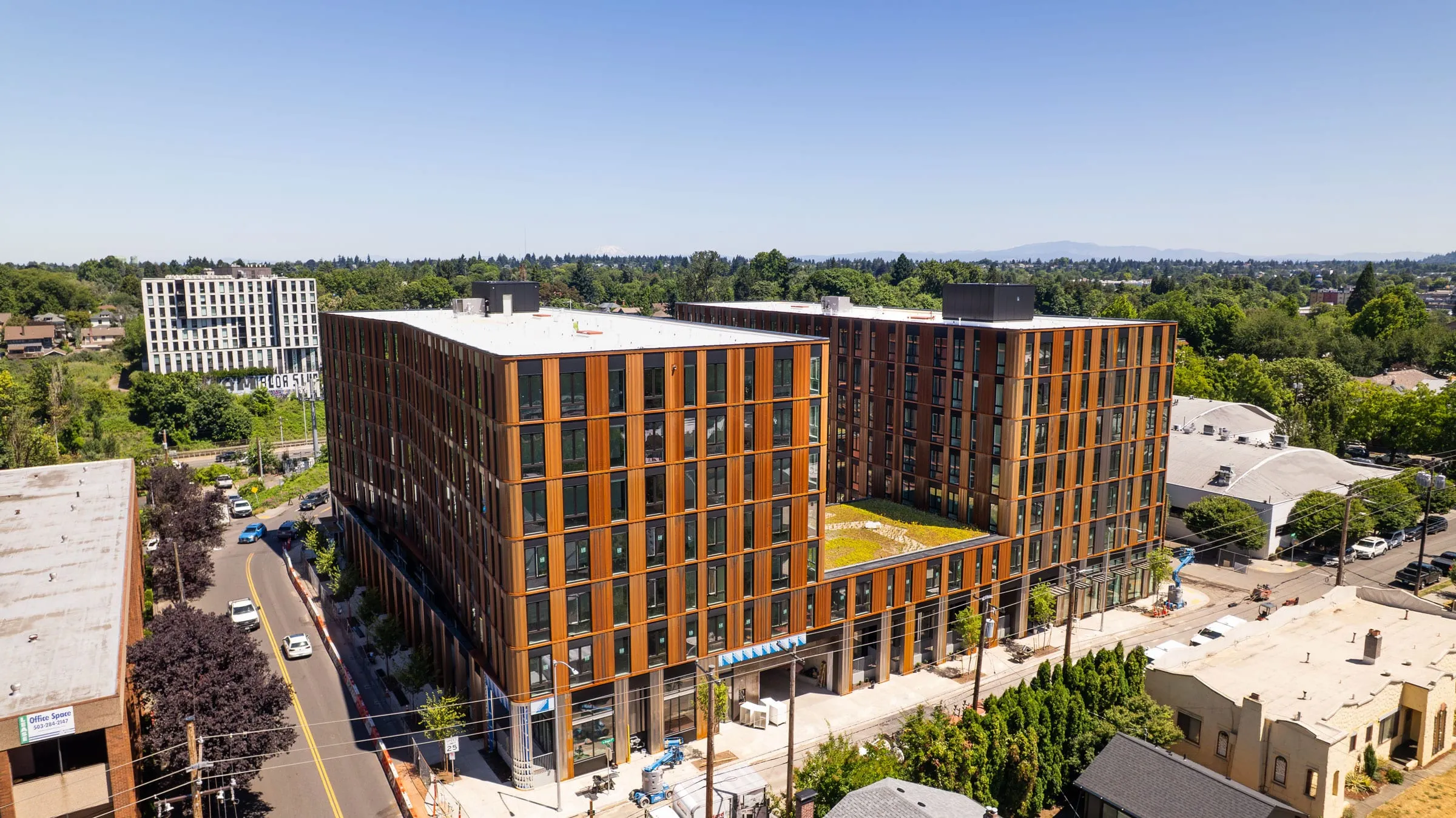 Dairy Sunshine Apartments - sheet metal fabrication Portland Oregon
