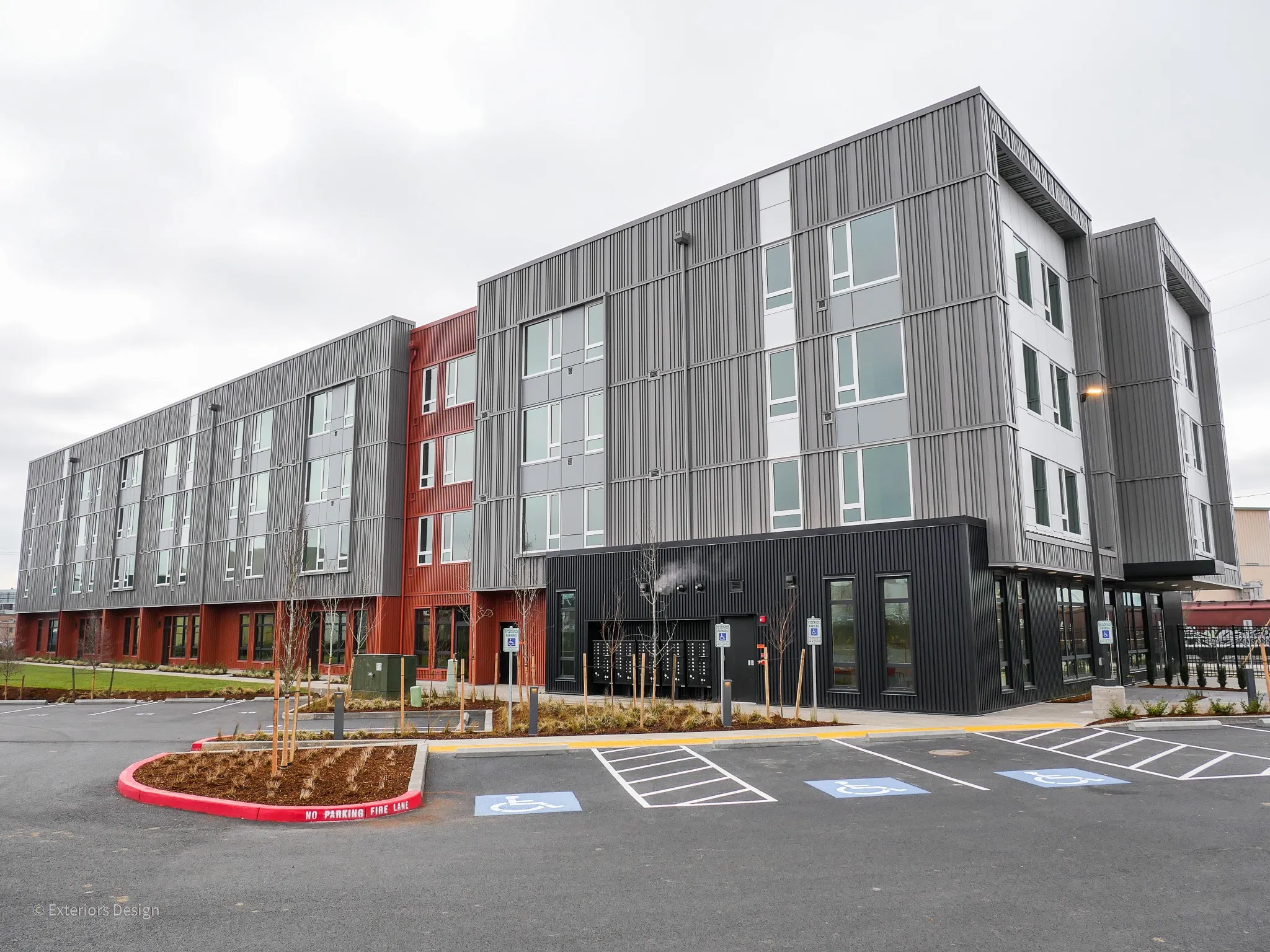 Jefferson Apartments - sheet metal fabrication Portland Oregon