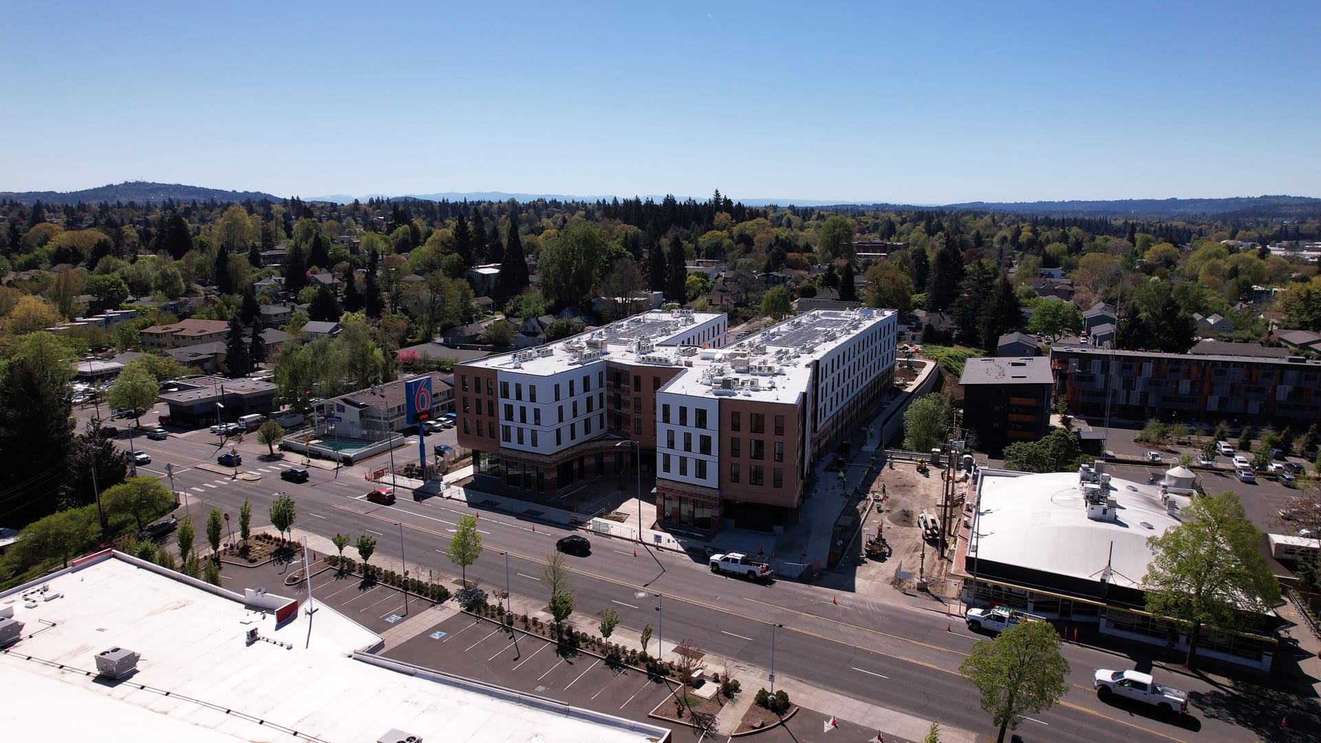 Commercial ACM panel cladding project Portland Oregon - PDX Panels portfolio