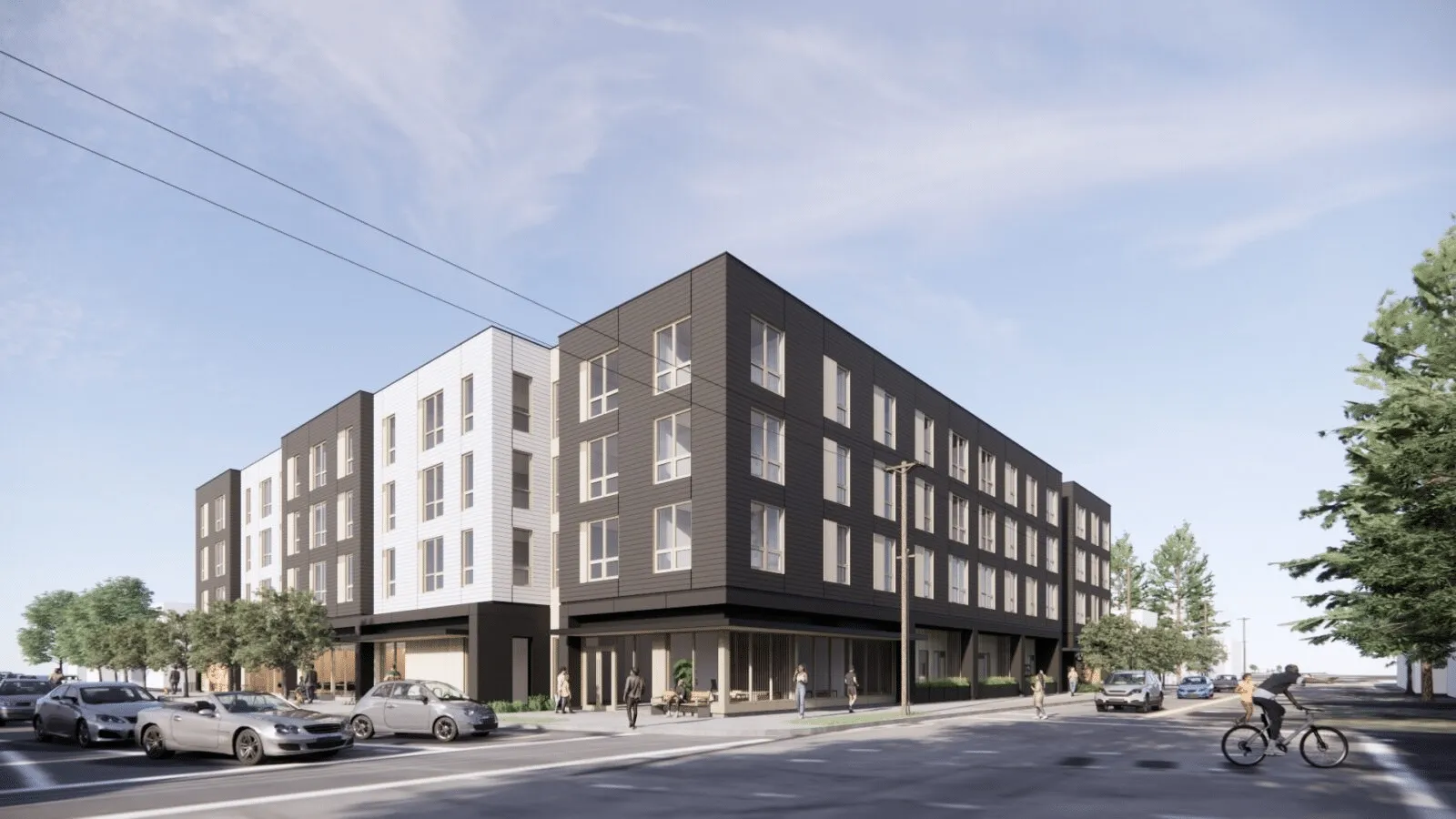 Strong Family Apartments - sheet metal fabrication Portland Oregon